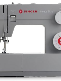 SINGER Heavy Duty 4452 High Speed Sewing Machine With Accessory Kit | Strong Motor with Enhanced Piercing Power, 110 Stitch Applications, Full Metal frame, 1-step Buttonhole & LED Lights